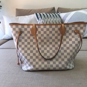 Louis Vuitton Neverfull MM Damier Azur